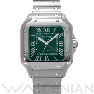 中古 カルティエ CARTIER WSSA0061 グリーン メンズ 腕時計