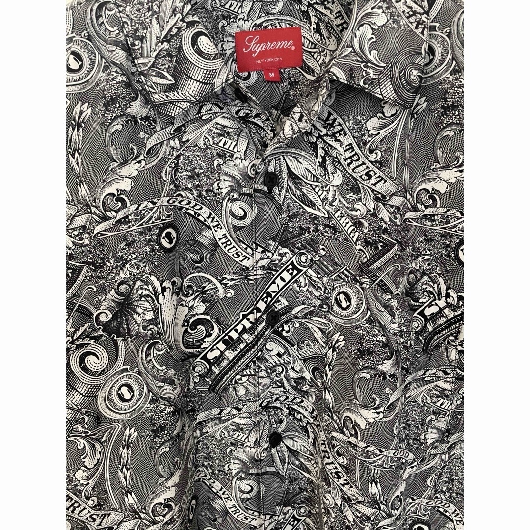 Supreme(シュプリーム)のSupreme Dollar S/S Shirt M 黒 2023 シャツ メンズのトップス(シャツ)の商品写真