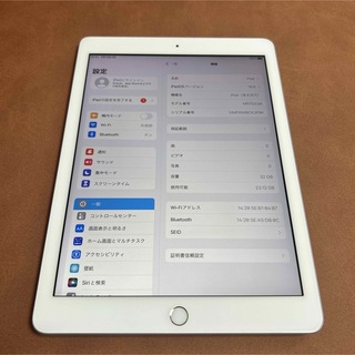 アイパッド(iPad)の7536 美品 電池最良好 iPad6 第6世代 32GB WIFIモデル(タブレット)