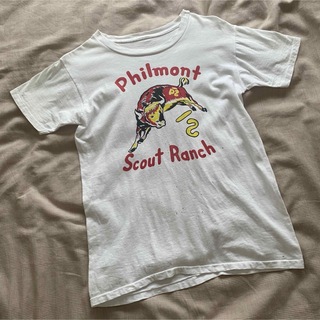 60s BSA ボーイスカウト Philmont 染み込み Tシャツ(Tシャツ(半袖/袖なし))