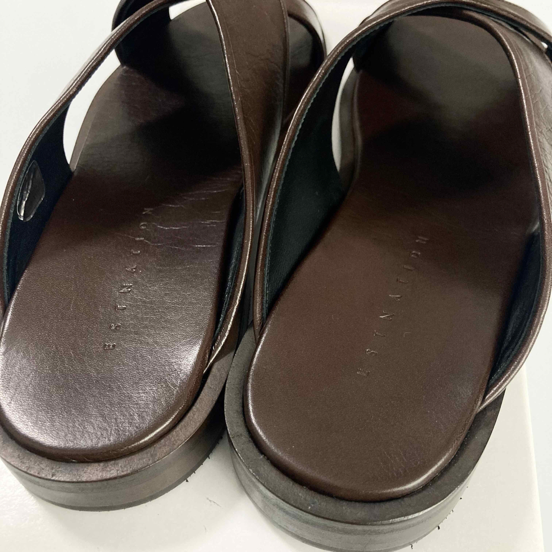 ESTNATION(エストネーション)の新品 定価2.6万円 ESTNATION / エストネーション サンダル 42 メンズの靴/シューズ(サンダル)の商品写真
