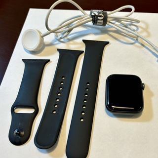Apple - 【中古美品】 Apple Watch 第4世代 アルミ ブラック 44mm