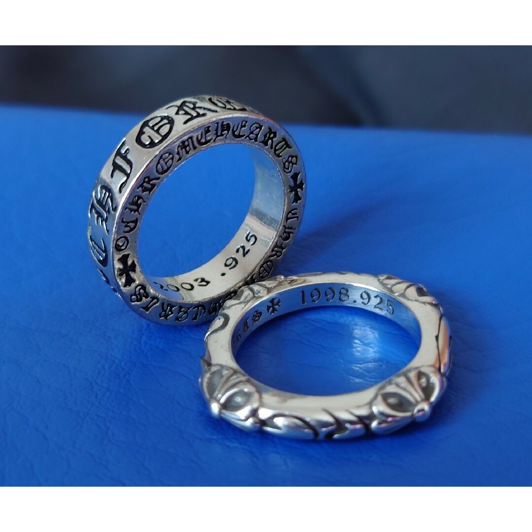 シルバーSBTバンドリング＆シルバースペーサーリング メンズのアクセサリー(リング(指輪))の商品写真