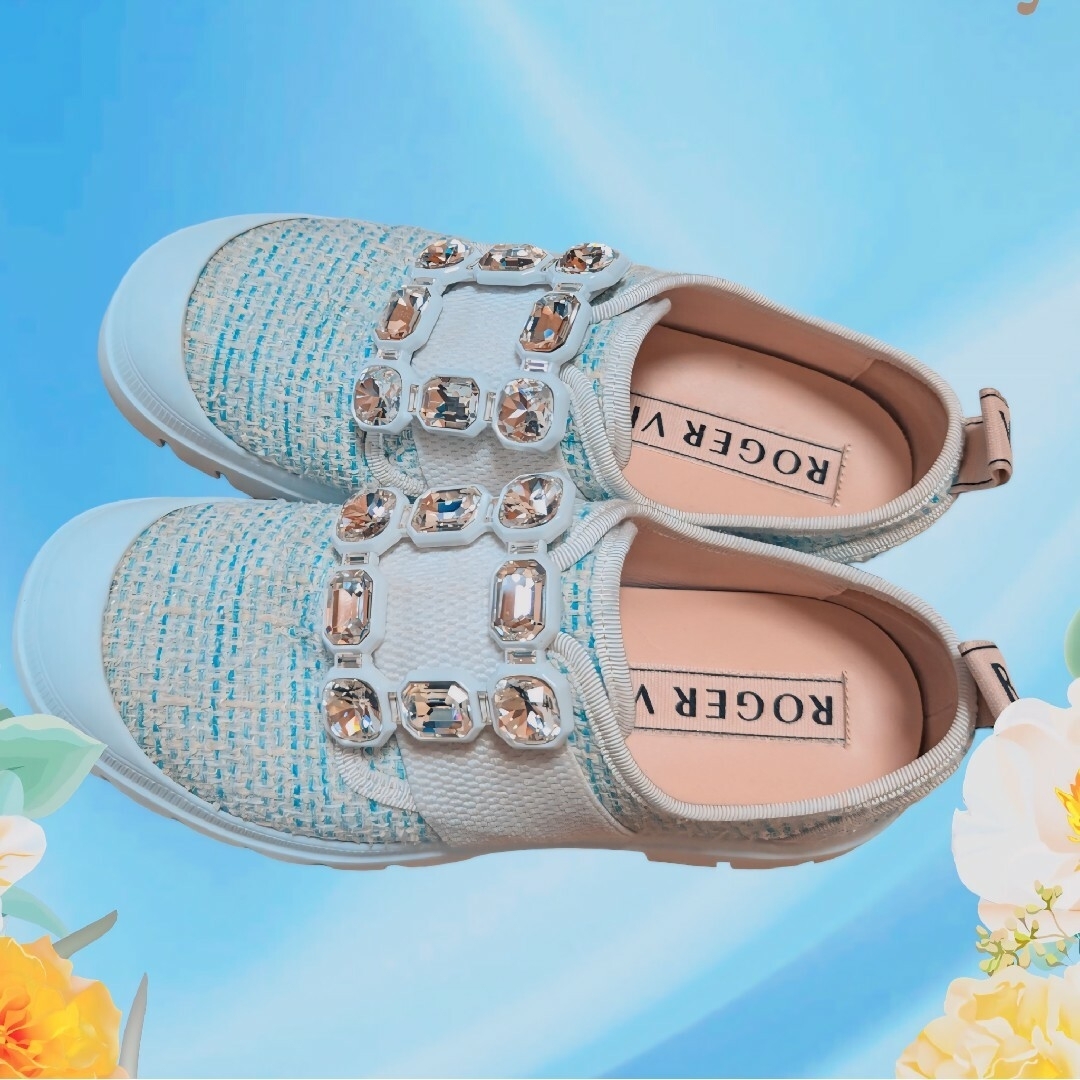 ROGER VIVIER(ロジェヴィヴィエ)の春夏可愛い❤ロジェヴィヴィエ　スニーカー❤ライムグリーン❤36 レディースの靴/シューズ(スニーカー)の商品写真