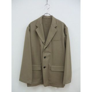 ATHA/A2010-T-03/DRY TOUCH NOTCHED LAPEL BOX JACKET/テーラードジャケット/ベージュ/アタ/定価48800円【中古】【メンズ】1-0611M♪(テーラードジャケット)