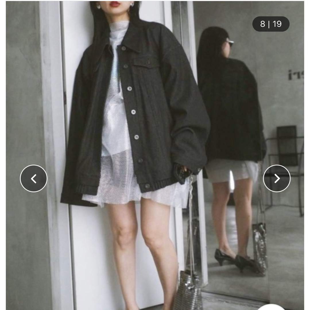 Ameri VINTAGE - AMERI フォイルプリントメッシュオーバー Ameri VINTAGE - AMERI フォイルプリントメッシュオーバー