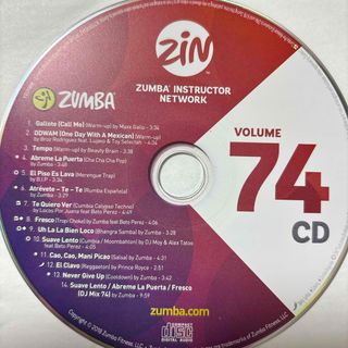 ズンバ(Zumba)のズンバ　ZIN74  CD(その他)