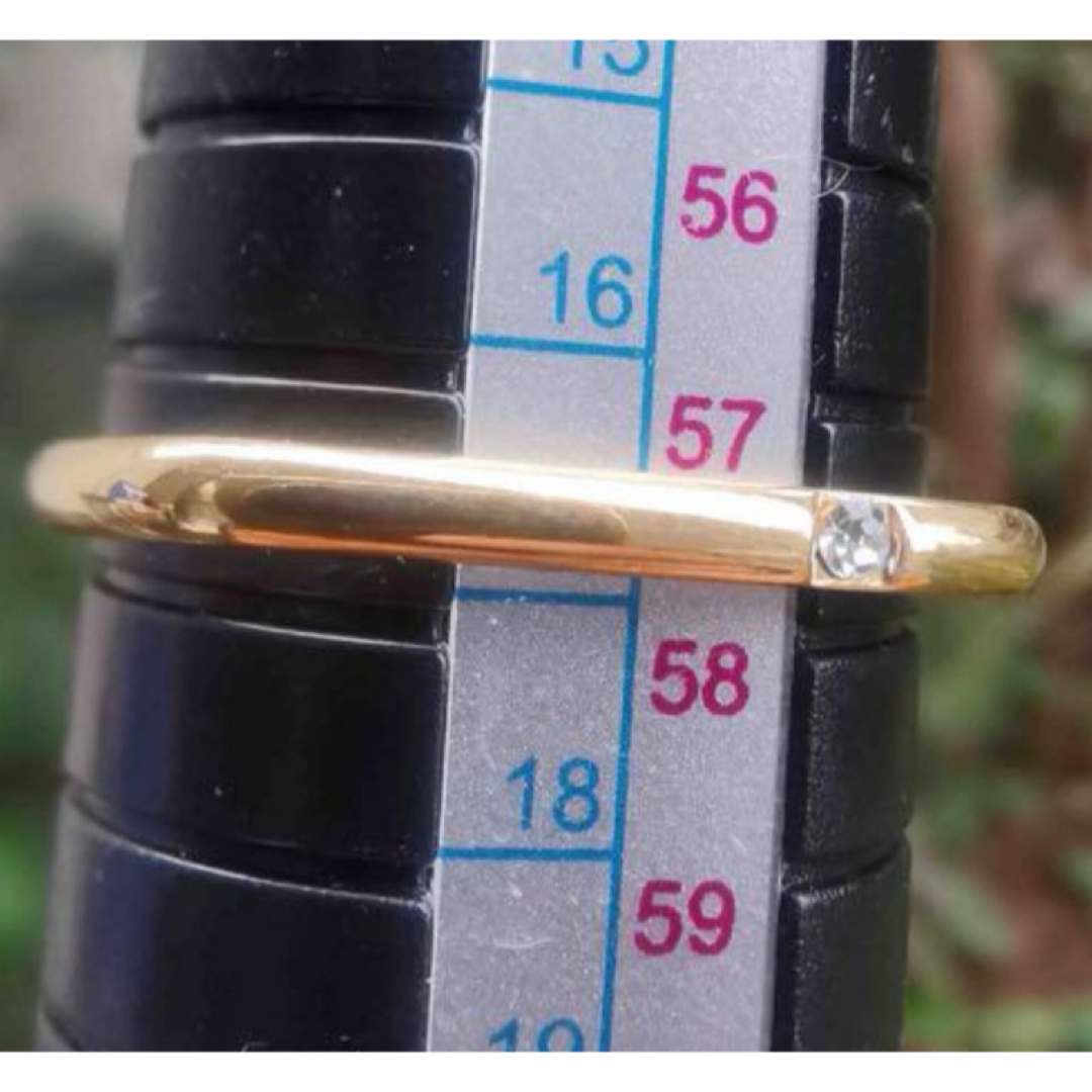 おしゃれ　方形　シンプル　ジルコン　指輪　リング レディースのアクセサリー(リング(指輪))の商品写真