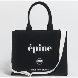 エピヌ(épine)のエピヌ épine book tote bag large Black(トートバッグ)