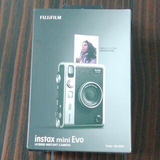 富士フイルム チェキ INSTAX mini Evo BLACK(1台)(フィルムカメラ)