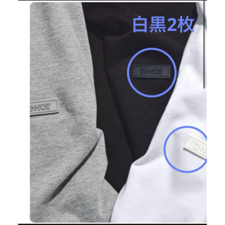 1LDK SELECT - ENNOY エンノイ 3PACK T-SHIRTS Tシャツ(白黒2枚)