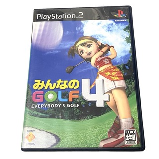 No.P297【印刷物付き！】みんなのGOLF4 PS2ソフト(家庭用ゲームソフト)