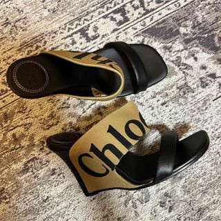 Chloe  クロエ　ロゴ　厚底サンダル　サンダル　超美品　EU36.5 23㎝