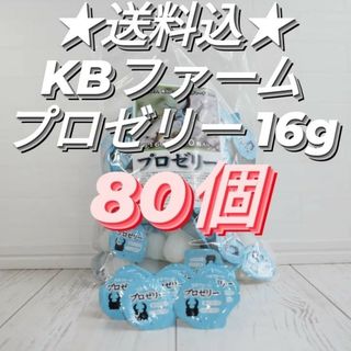 KBファーム製昆虫ゼリー　プロゼリー16g　80個(虫類)