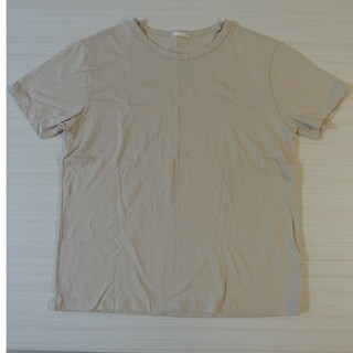 ジーユー(GU)の匿名配送　GU　Ｔシャツ　ベージュ　XL　大きいサイズ(Tシャツ(半袖/袖なし))
