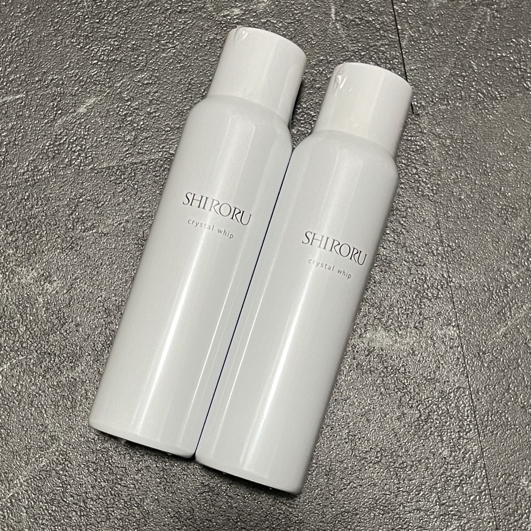 SHIRORU クリスタルホイップ 泡洗顔120g 2本セット コスメ/美容のスキンケア/基礎化粧品(洗顔料)の商品写真
