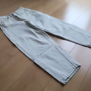 H&M - H&M　アイスブルーデニム　ハイウエストデニム