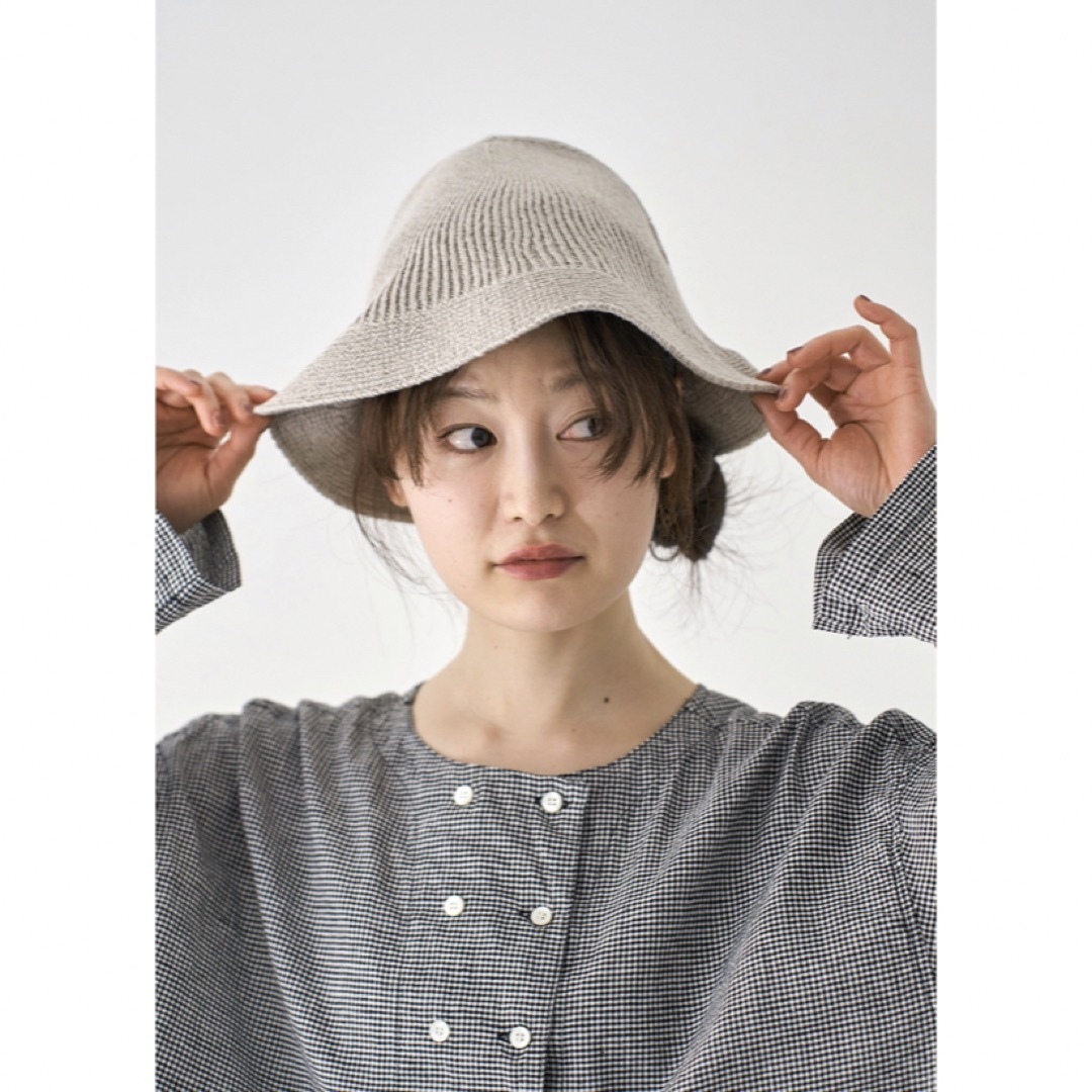 nest Robe(ネストローブ)の未使用☆新品 ネストローブ リネンコットンクロシェットハット レディースの帽子(ハット)の商品写真