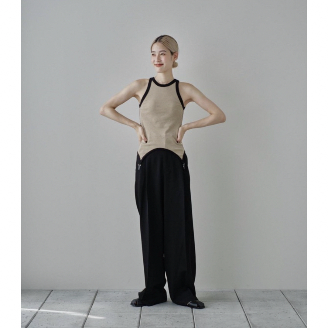 TODAYFUL(トゥデイフル)のtodayful Tuck Wide Trousers 38 black レディースのパンツ(その他)の商品写真