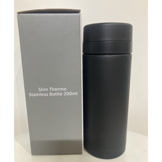 THERMOS - ストンレス　ボトル　ブラック　水筒　マイボトル　シンプル　スリム