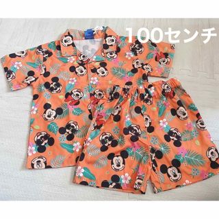 ディズニー(Disney)のディズニー 上下セット　 半袖　100  セットアップ(Tシャツ/カットソー)