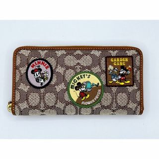 コーチ(COACH)の【新品・未使用】COACH x Disney シグネチャー ミッキー 長財布(財布)