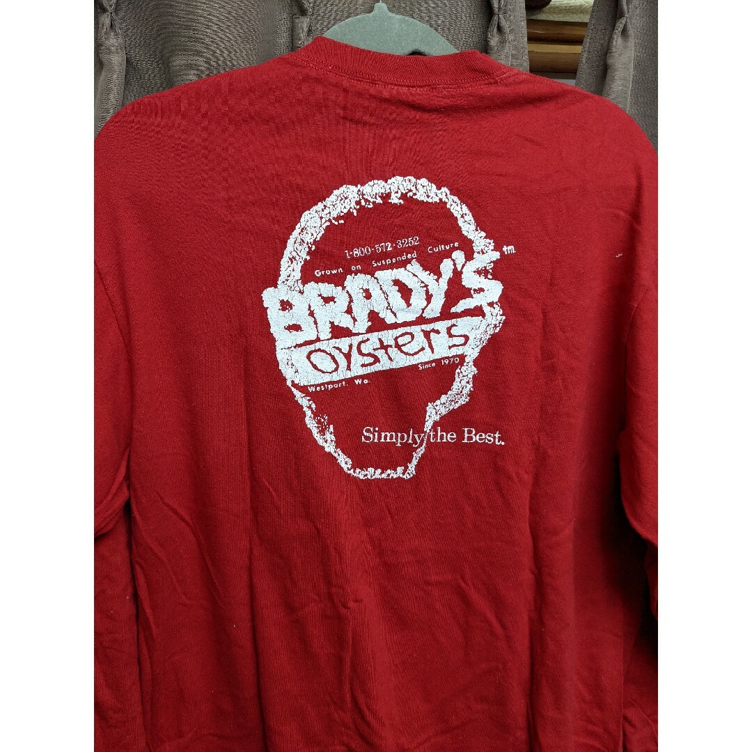 JERZEES(ジャージーズ)のBRADy’s  Oysters  ロンT     L メンズのトップス(Tシャツ/カットソー(七分/長袖))の商品写真