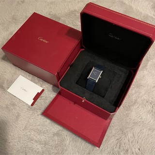 カルティエ(Cartier)のカルティエ　タンクマストLM ブルー(腕時計(アナログ))