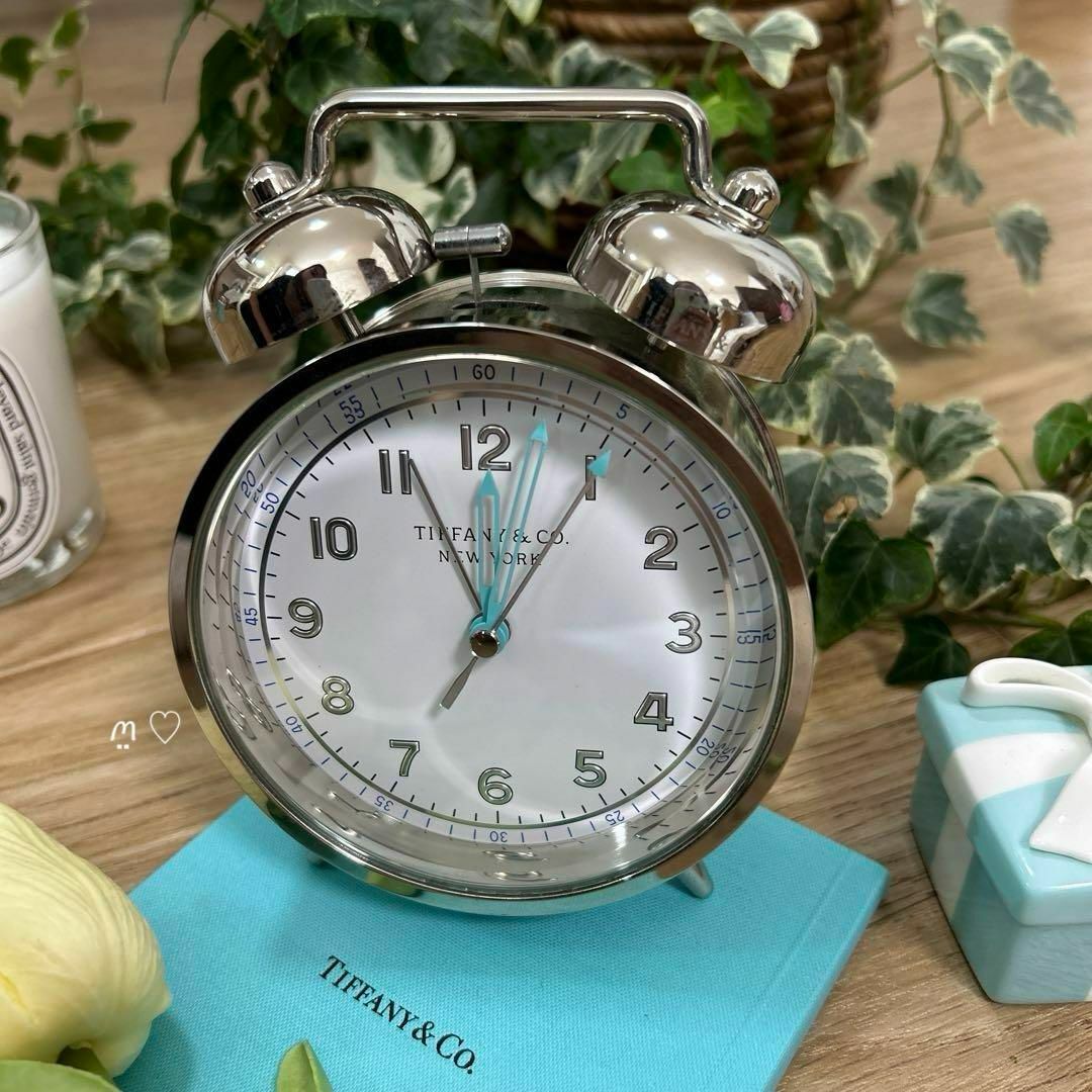 Tiffany & Co. - ティファニー ツインベルアラームクロック Tiffany & Co. - ティファニー ツインベルアラームクロック