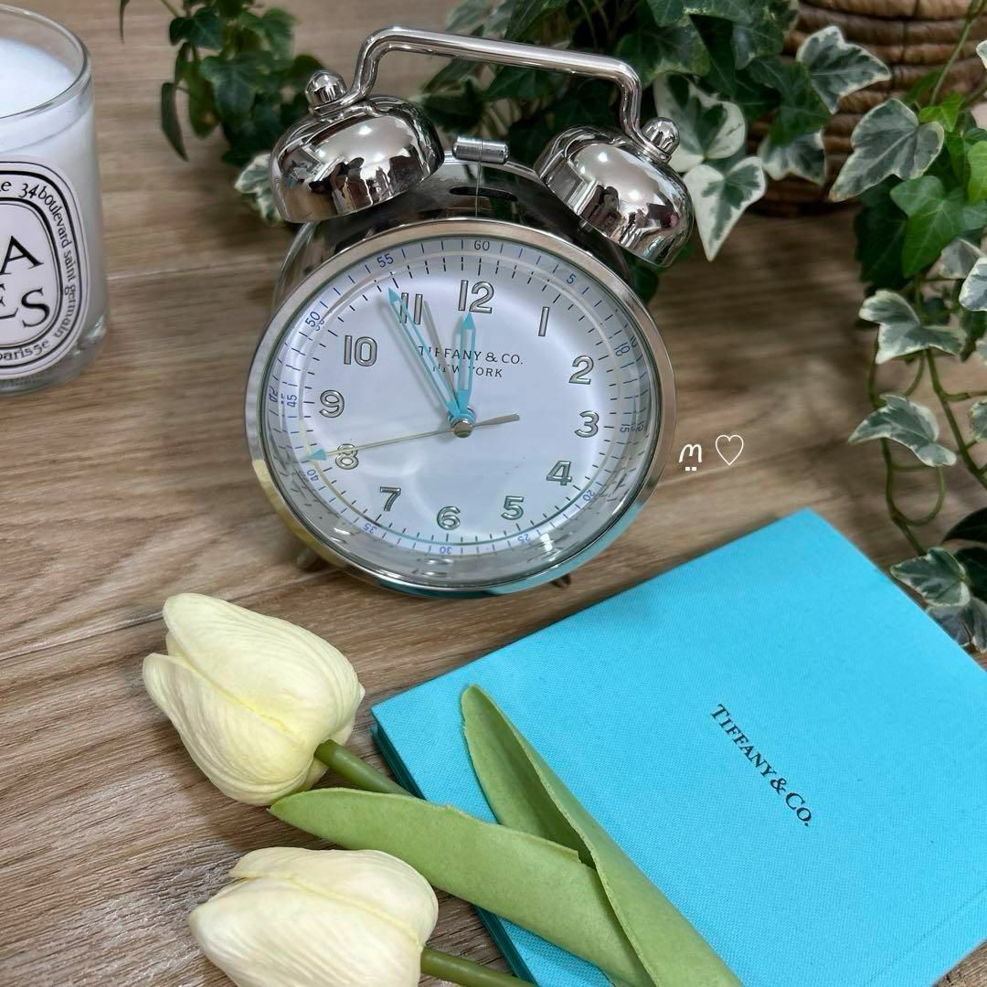 Tiffany & Co. - ティファニー ツインベルアラームクロック Tiffany & Co. - ティファニー ツインベルアラームクロック