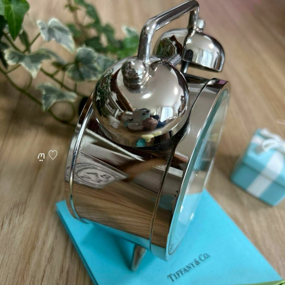 Tiffany & Co. - ティファニー ツインベルアラームクロック Tiffany & Co. - ティファニー ツインベルアラームクロック