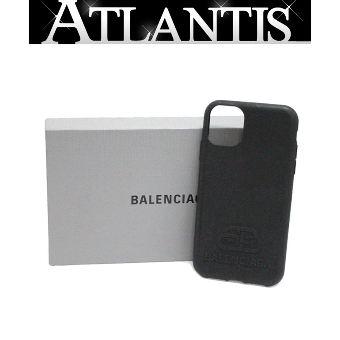 Balenciaga(バレンシアガ)のバレンシアガ BALENCIAGA iPhone11 スマホケース 黒 【63985】 スマホ/家電/カメラのスマホアクセサリー(iPhoneケース)の商品写真