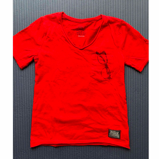 アズールバイマウジー(AZUL by moussy)のAZUL by moussy　Vネック　半袖Tシャツ　120cm  アズール(Tシャツ/カットソー)