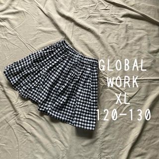 グローバルワーク(GLOBAL WORK)のグローバルワーク XL 120 130スカート チェック(スカート)