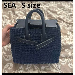 シー(SEA)のsea カゴバック　Sサイズ(かごバッグ/ストローバッグ)