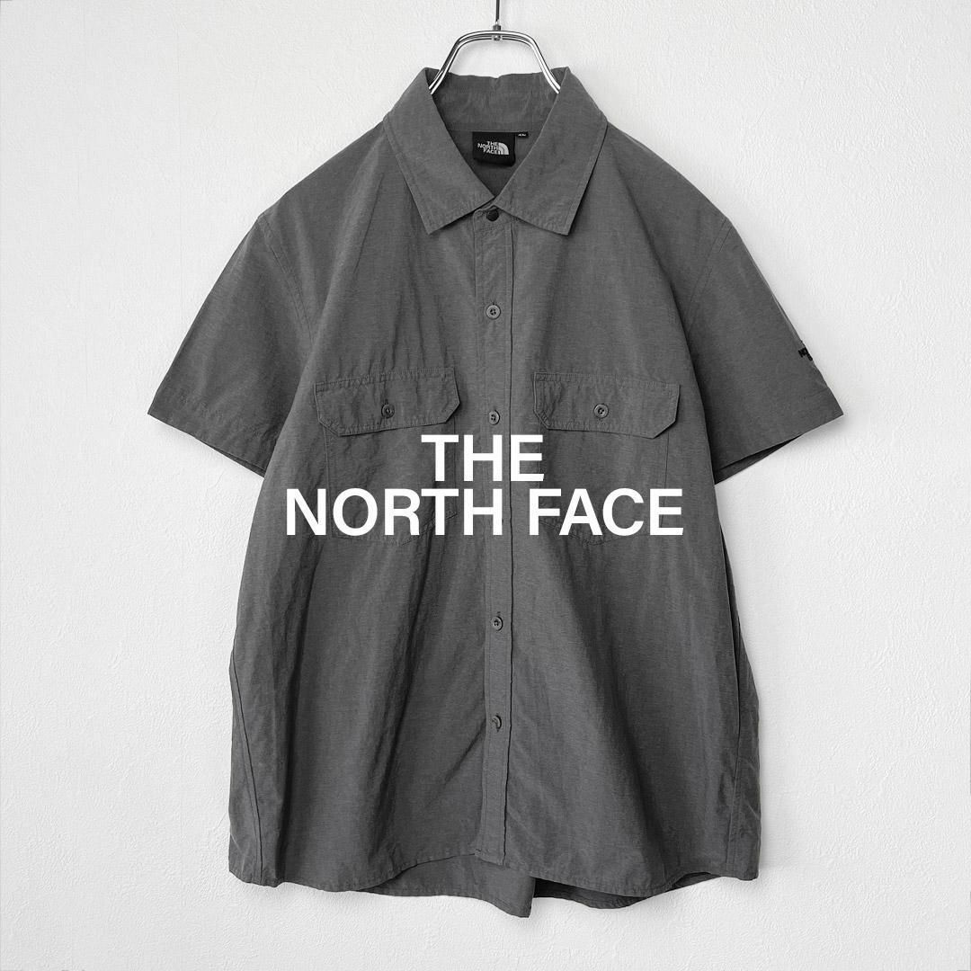 THE NORTH FACE(ザノースフェイス)の美品　THE NORTH FACE　半袖　ダンガリー　キャノピーシャツ　*151 レディースのトップス(シャツ/ブラウス(半袖/袖なし))の商品写真