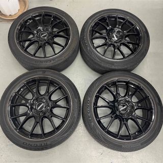 ブリヂストン(BRIDGESTONE)のRAYS HOMURAホムラ225/45R18レグノ夏タイヤ付　AWS210(タイヤ・ホイールセット)