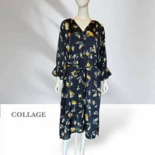 コラージュガリャルダガランテ(COLLAGE GALLARDAGALANTE)の美品【COLLAGE GALLARDAGALANTE】花柄ワンピース　2way (ロングワンピース/マキシワンピース)