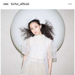 ファーファー(fur fur)のFURFUR♡チュールレイヤードセットトップス(カットソー(半袖/袖なし))