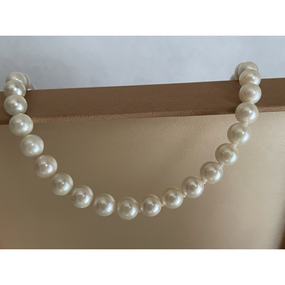 あこや真珠ネックレス ⚪️7㎜ silver オールノット あこや真珠ネックレス ⚪️7㎜ silver オールノット