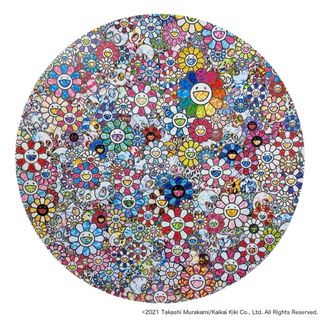 村上隆 花畑の中の楽園 ポスター 版画 Murakami.Flowers ギフト 村上隆 花畑の中の楽園 ポスター 版画 Murakami.Flowers ギフト