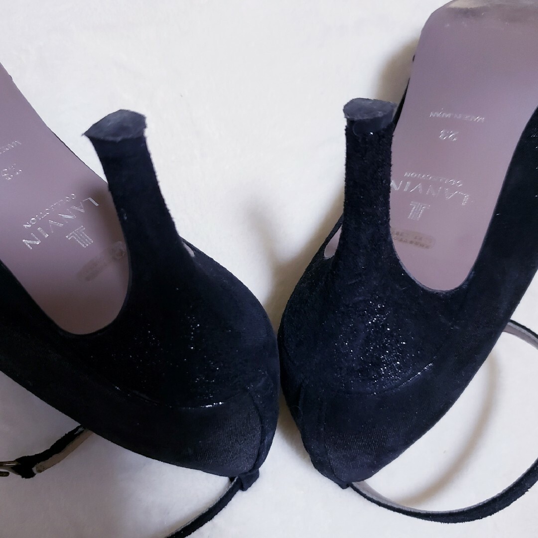 LANVIN COLLECTION(ランバンコレクション)のランバン　コレクション　パンプス　ストラップ　アンクル　サンダル　ハイヒール レディースの靴/シューズ(ハイヒール/パンプス)の商品写真