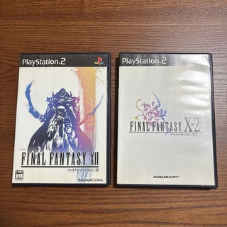 プレイステーション2(PlayStation2)の【匿名配送】ファイナルファンタジーXII 12 x2 2本セット  FF(家庭用ゲームソフト)