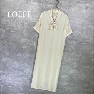 『LOEFF』ロエフ (1) 半袖ブラウスワンピース(ロングワンピース/マキシワンピース)