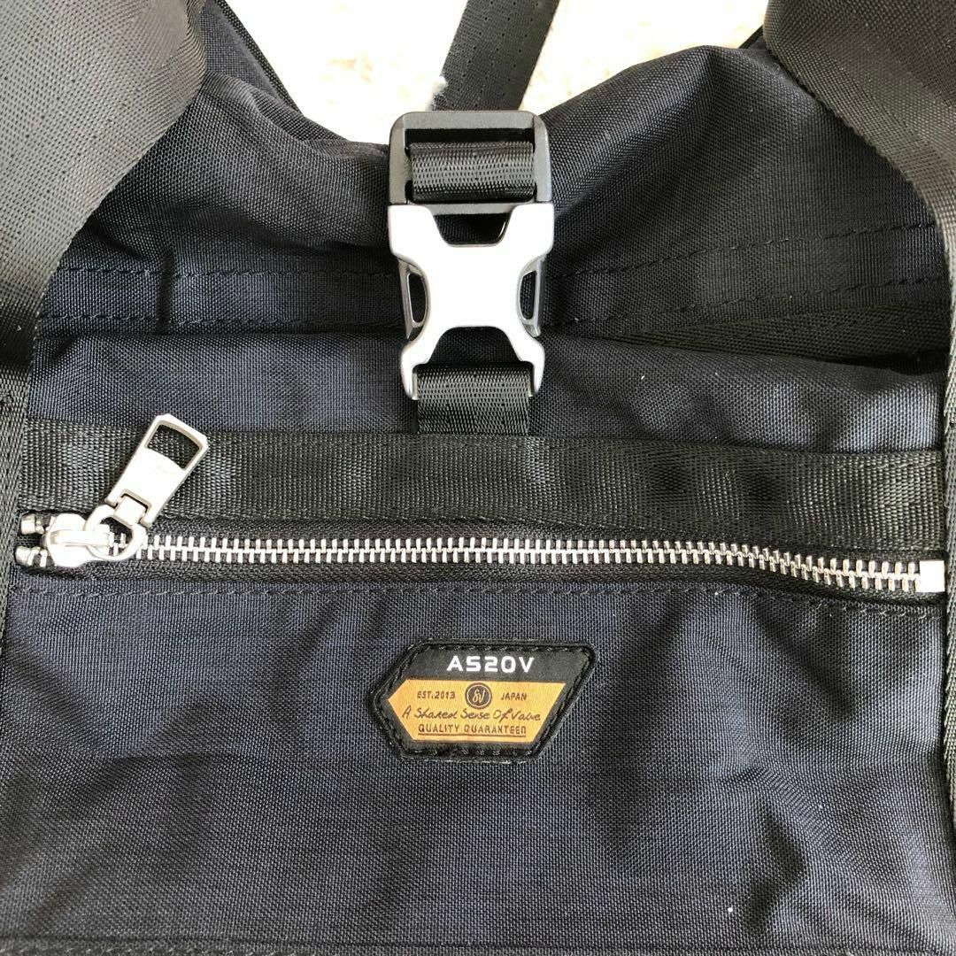 AS2OV(アッソブ)のASSOVアッソブ2WAYリュックトートバッグ　ネイビー紺色　AS2OV メンズのバッグ(バッグパック/リュック)の商品写真