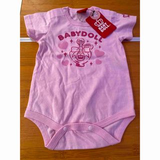 baby doll ピンク 70size(ロンパース)