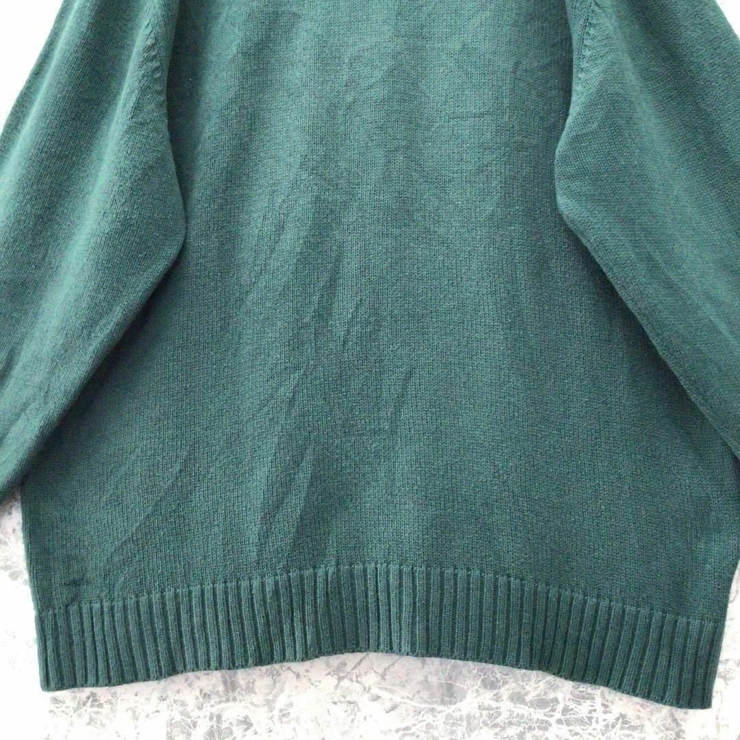 S213【人気カラー】スペイン製フレンチラコステ刺繍クルーネックニットセーター メンズのトップス(ニット/セーター)の商品写真