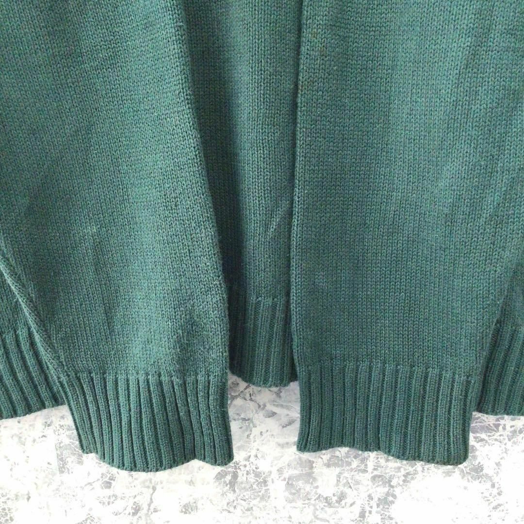 S213【人気カラー】スペイン製フレンチラコステ刺繍クルーネックニットセーター メンズのトップス(ニット/セーター)の商品写真