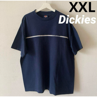 ディッキーズ(Dickies)の【USA製】ディッキーズ　Tシャツ　半袖　ネイビー　紺　大きいサイズ　メンズ(Tシャツ/カットソー(半袖/袖なし))