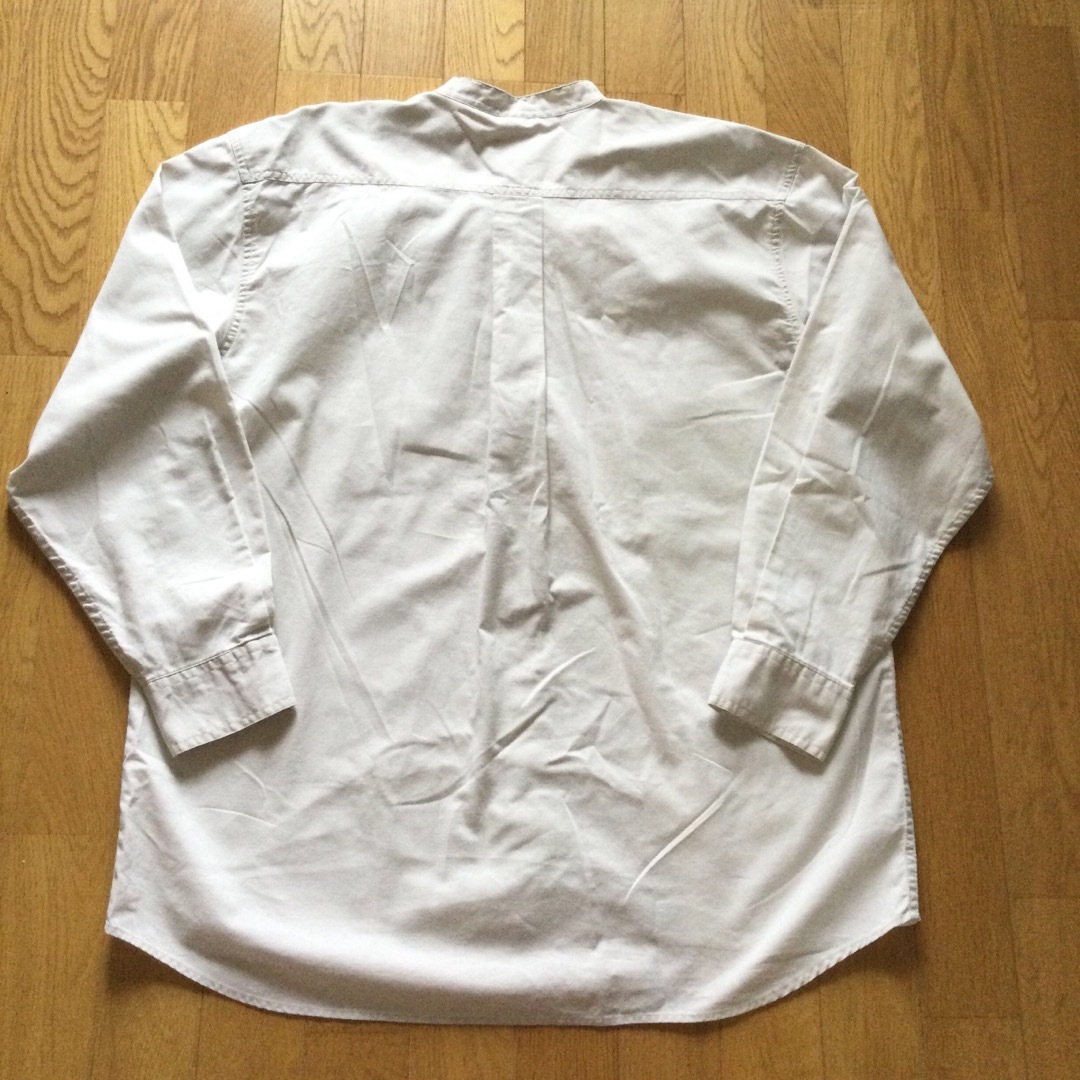 ノーカラー スタンドカラー長袖シャツ メンズのトップス(シャツ)の商品写真